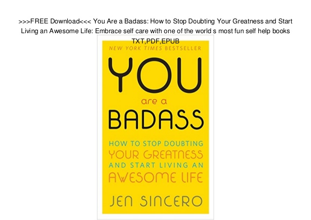 You are a badass quotes